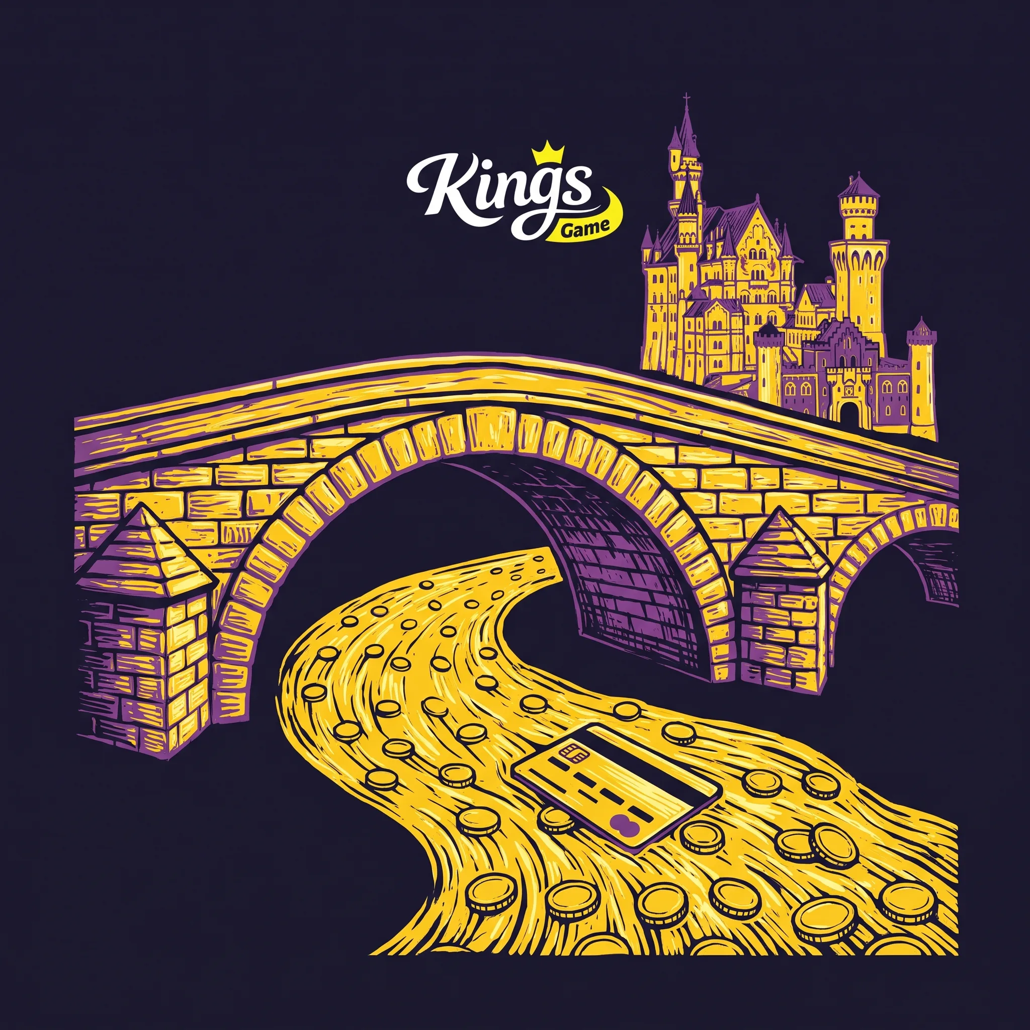 Kings-Game-Illustration zu Einzahlungen und Auszahlungen